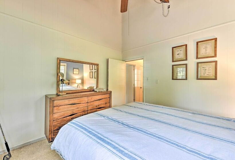 Badin Lake Cabin W/ Dock & 2 Story Boat Slip!