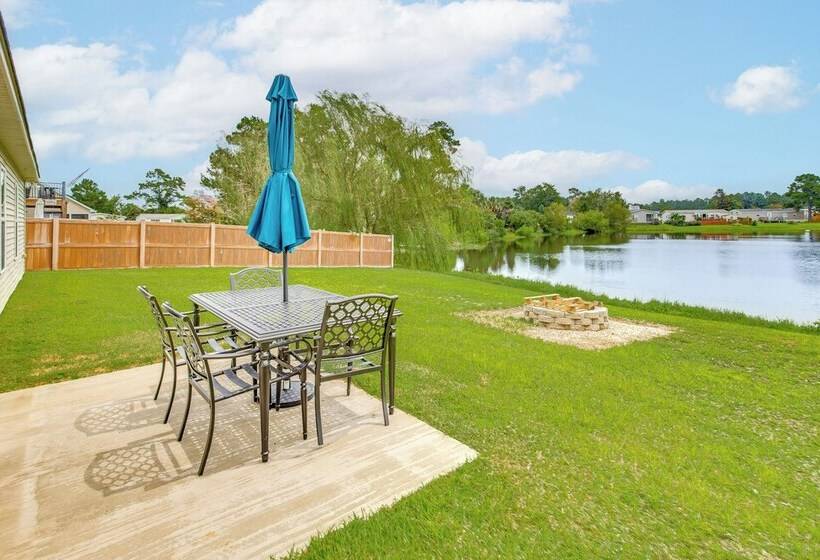 Pet Friendly Home W/ Fire Pit In Myrtle Beach