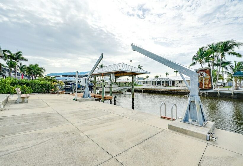 Private Pool & Deck: Canalfront St James City Home