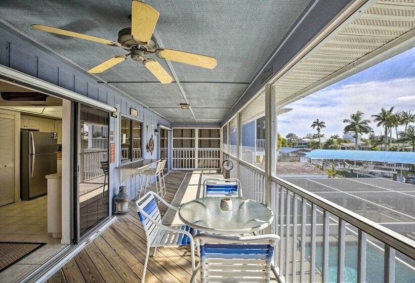 Private Pool & Deck: Canalfront St James City Home
