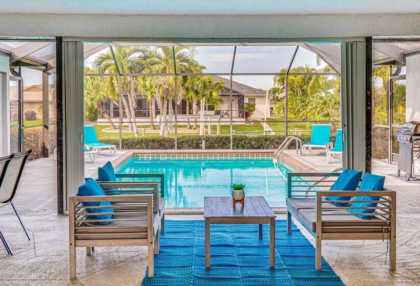 Cape Coral Home W/ Heated Pool, Dock & Gulf Access