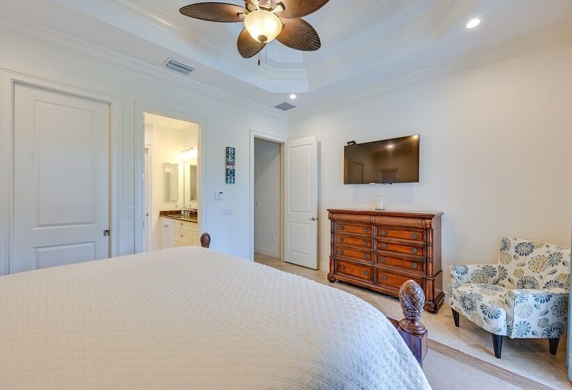 Chic Naples Retreat W/ Private Heated Pool & Lanai