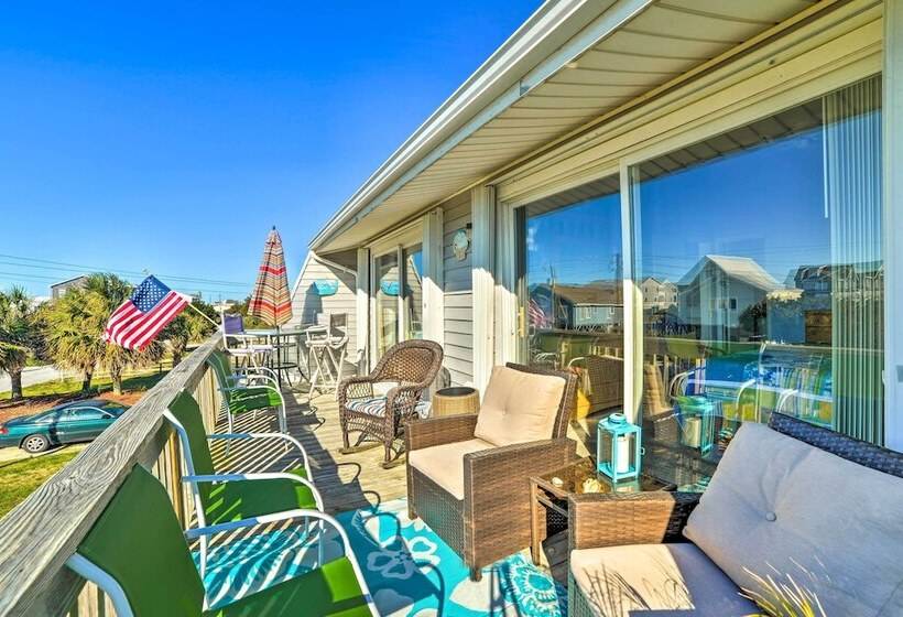 Coastal Atlantic Beach Duplex < 1 Mi To Boardwalk!
