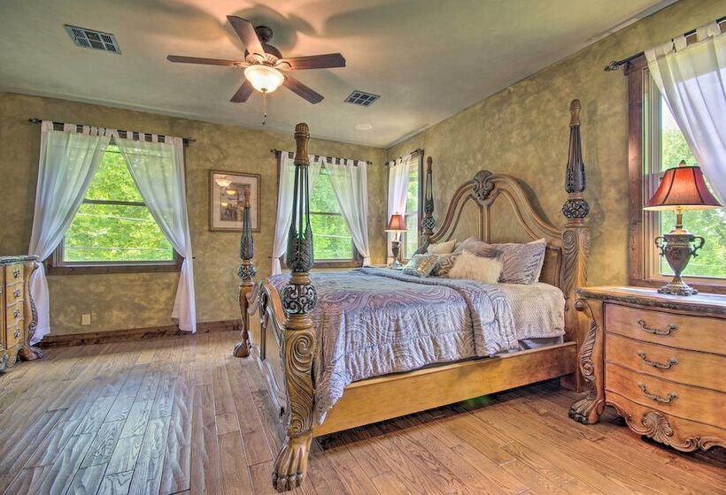 Dragon Castle  W/ Secret Passage, Dock, & Hot Tub