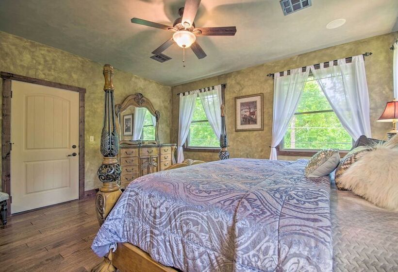 Dragon Castle  W/ Secret Passage, Dock, & Hot Tub