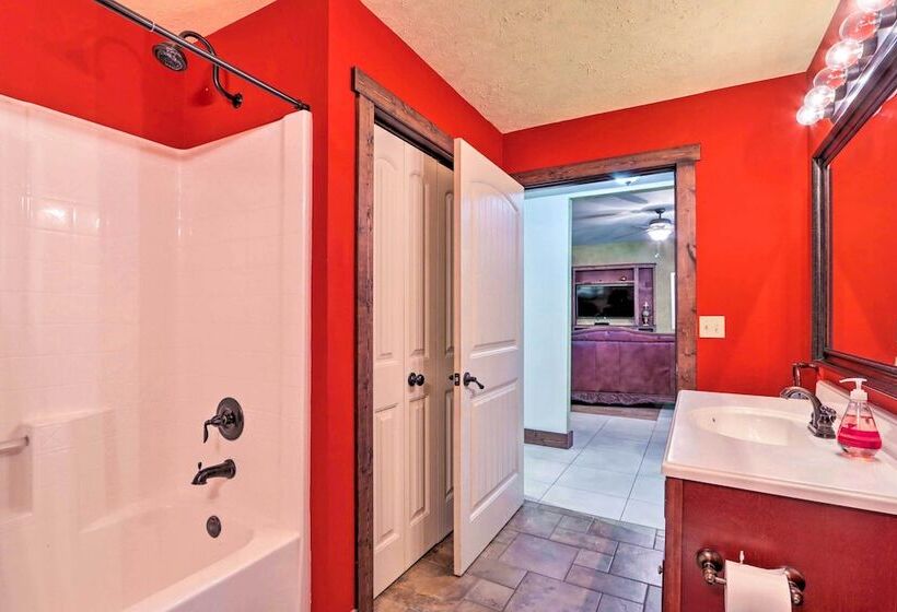 Dragon Castle  W/ Secret Passage, Dock, & Hot Tub