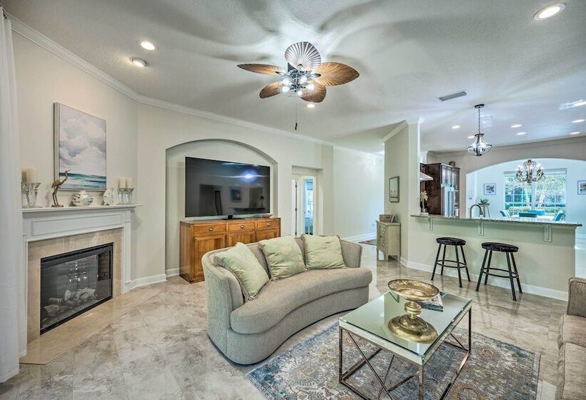 Elegant Fernandina Beach Home: Patio & Fenced Yard