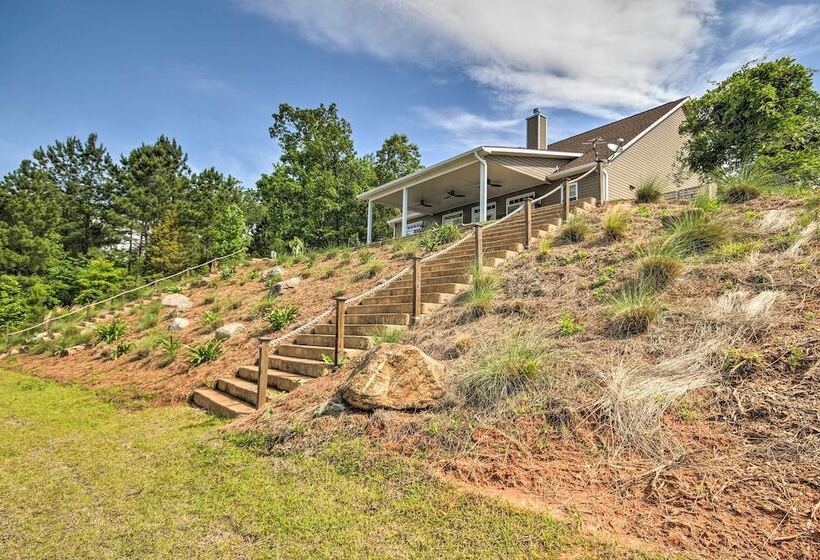 Elegant Lakefront Gem W/ Dock + Sunset Views!