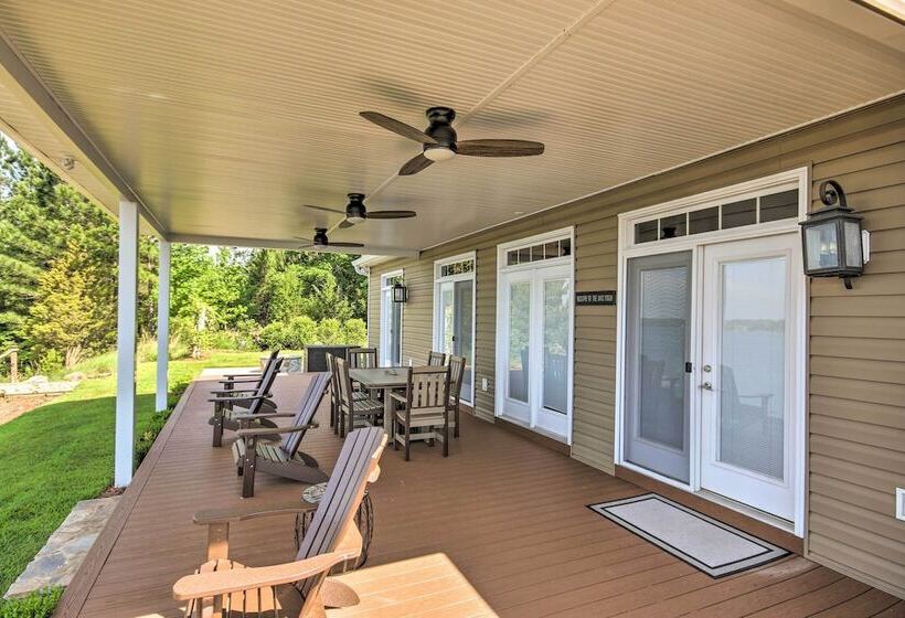 Elegant Lakefront Gem W/ Dock + Sunset Views!