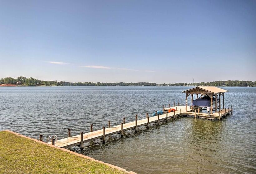 Elegant Lakefront Gem W/ Dock + Sunset Views!