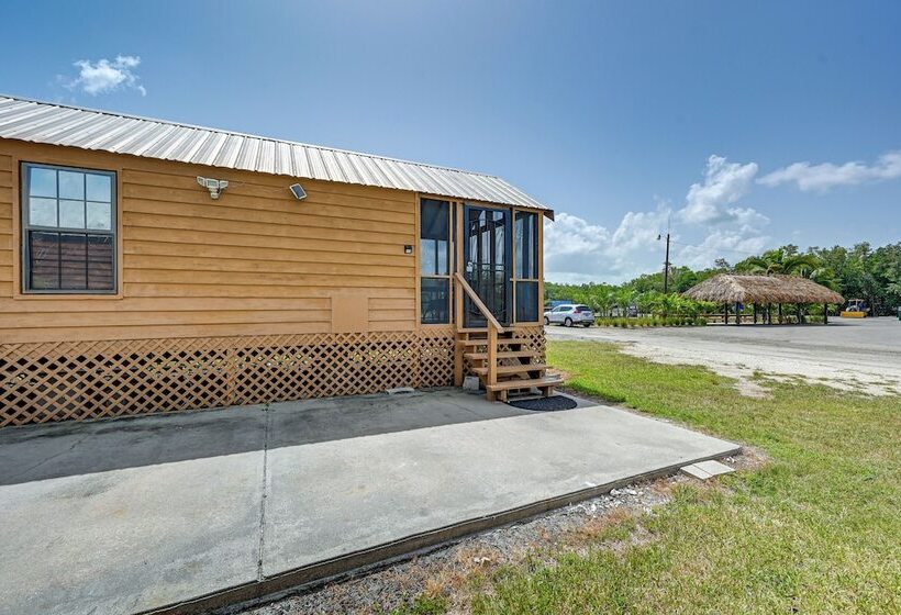 Everglades City Trailer Cabin: Boat Slip & Porch!