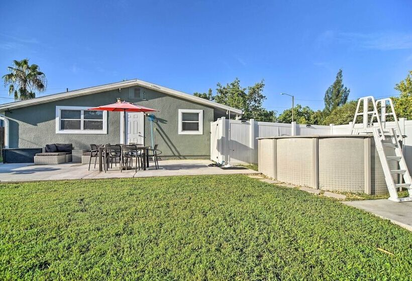 Family Friendly, Pastel Gem W/ Private Pool!