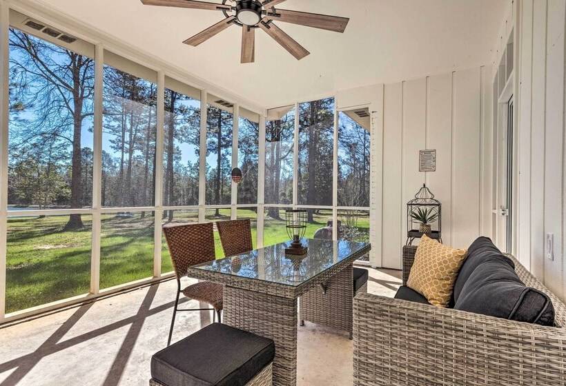 Green Acres  Home W/ Fire Pit + Fishing Pond