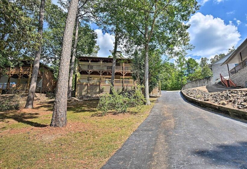 Lakefront Home W/ Private Dock In Hot Springs!