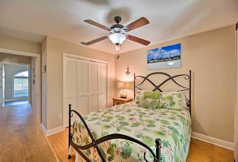 House W/ Heated Pool & Grill   Walk To Beach!