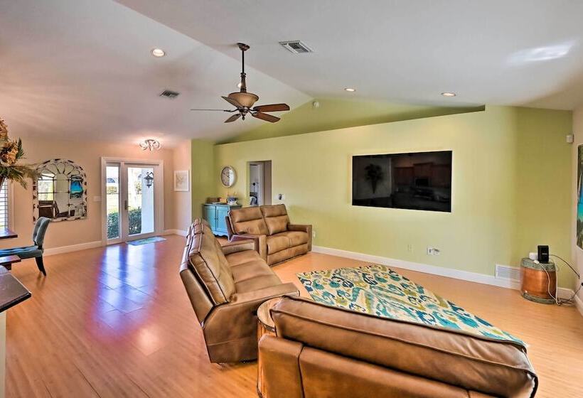 House W/ Heated Pool & Grill   Walk To Beach!