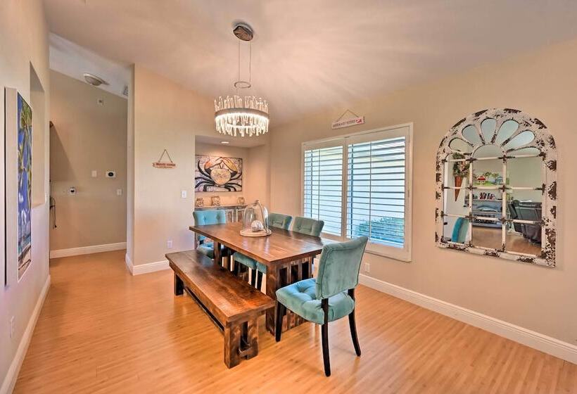 House W/ Heated Pool & Grill   Walk To Beach!