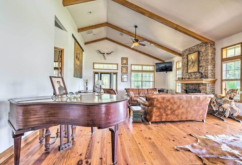 House W/ Wraparound Porch, 1/2 Mi To Lake!