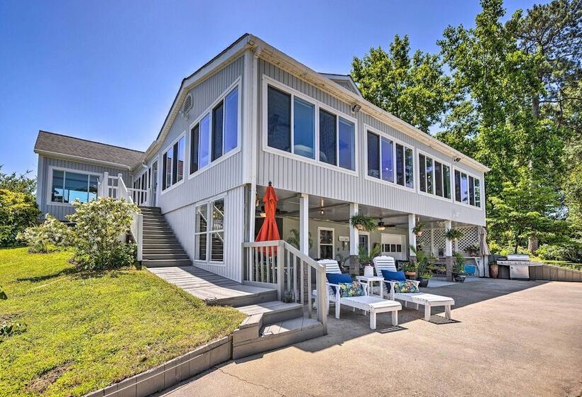 Idyllic Waterfront Home W/ Game Room & Dock