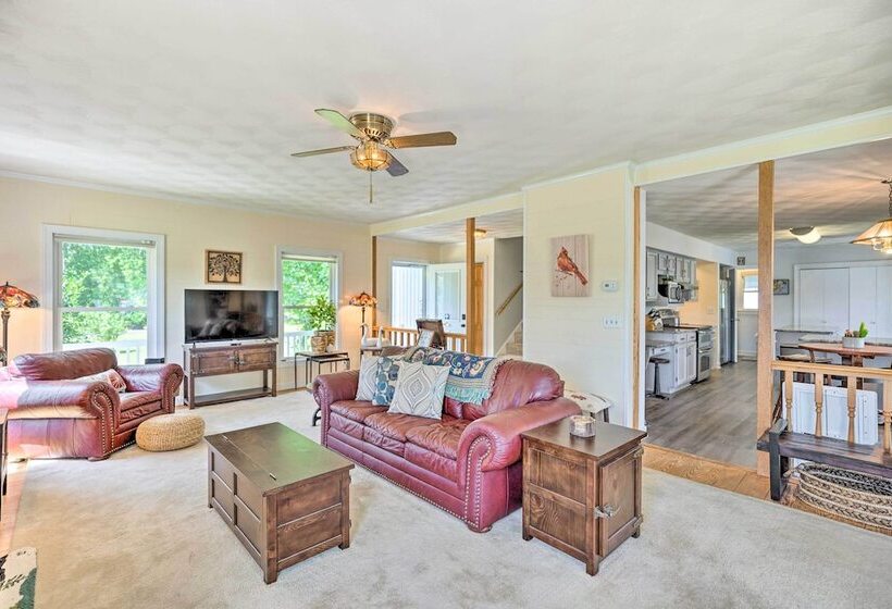 Idyllic Waterfront Home W/ Game Room & Dock