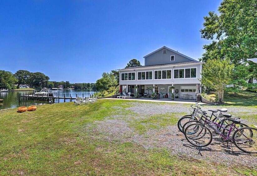 Idyllic Waterfront Home W/ Game Room & Dock