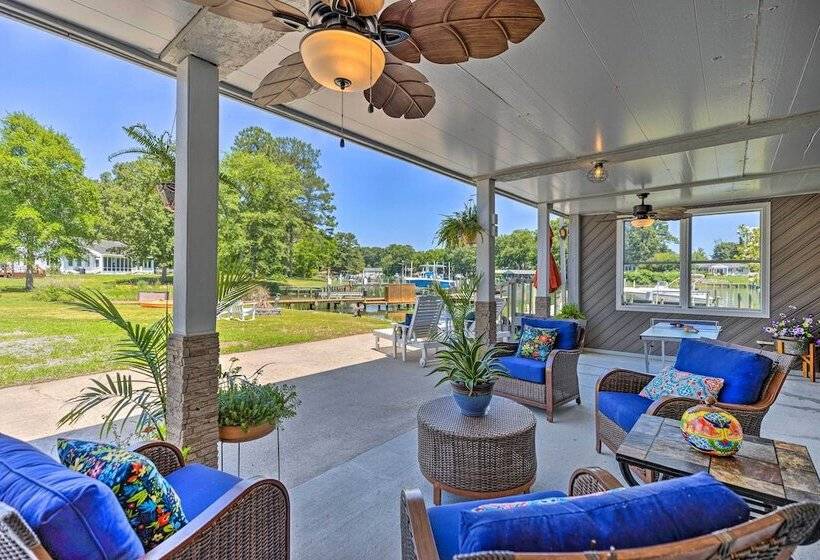 Idyllic Waterfront Home W/ Game Room & Dock