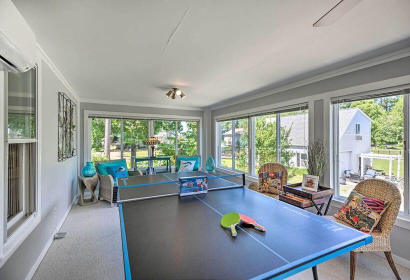 Idyllic Waterfront Home W/ Game Room & Dock