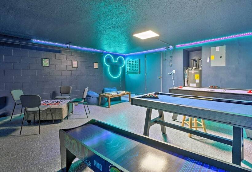5 Mi To Disney: Home W/ Hot Tub & Game Room!