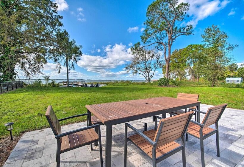 Waterfront Lake Dora Escape W/ Private Dock & Slip