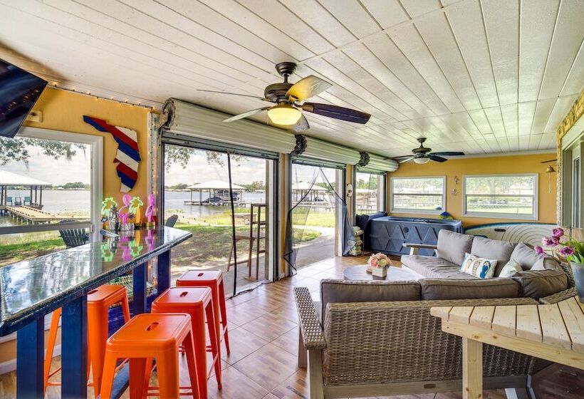 Lake Francis Lily Pad   Home W/ Hot Tub & Dock!