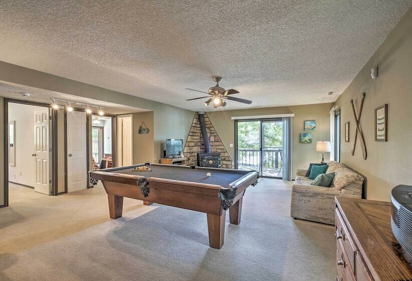 Private Game Room & Dock: Lake Of The Ozarks Home