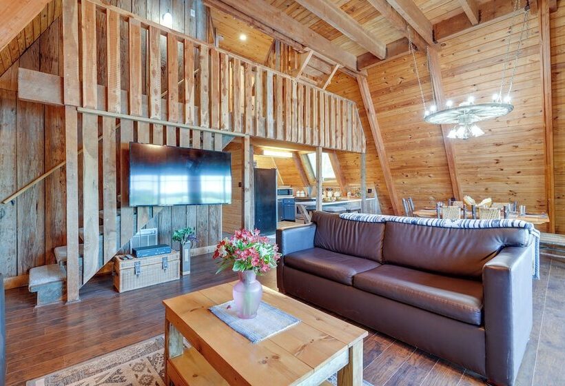 Lakefront A Frame Cabin With Community Perks