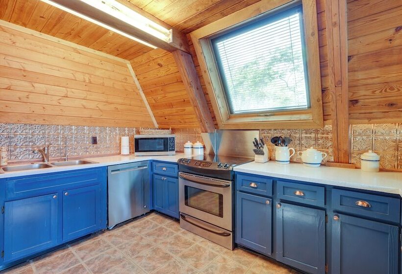 Lakefront A Frame Cabin With Community Perks