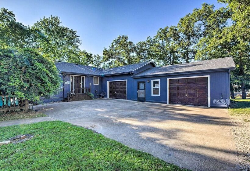 Boat Dock + Slides: Lakefront Gravois Mills Home