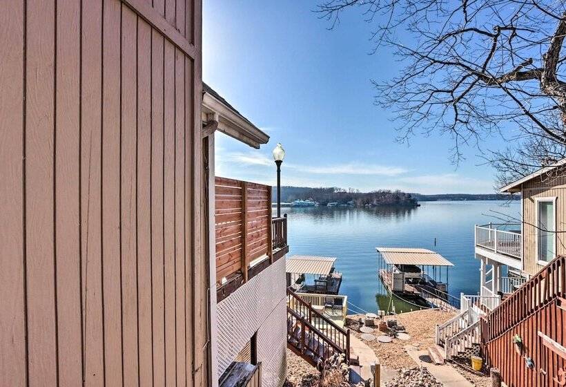 Dock + Slip: Lakefront Linn Creek Home!