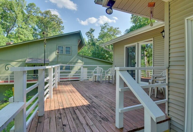 Deck, Dock & Resort Amenities: Home In Hot Springs