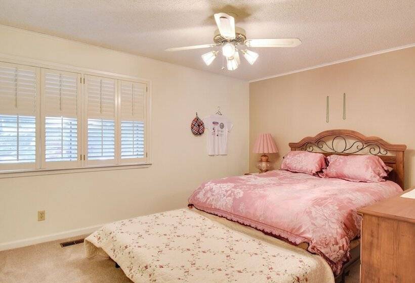 Deck, Dock & Resort Amenities: Home In Hot Springs