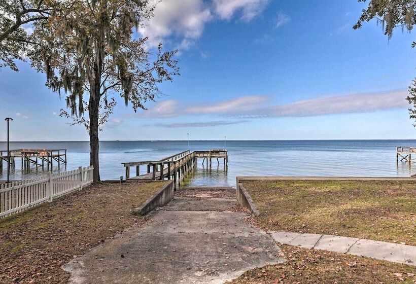 Lakefront Retreat W/ Game Room & Private Dock!