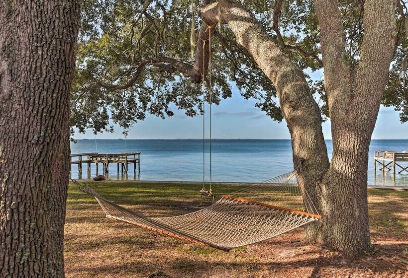 Lakefront Retreat W/ Game Room & Private Dock!