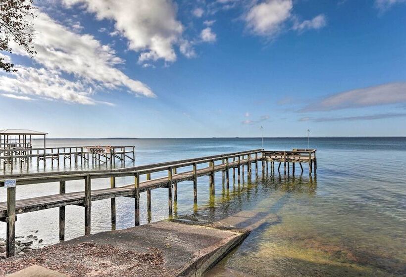 Lakefront Retreat W/ Game Room & Private Dock!