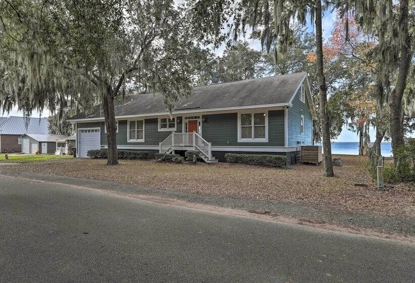 Lakefront Retreat W/ Game Room & Private Dock!