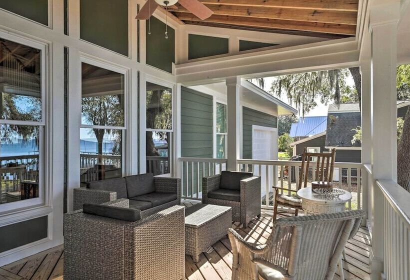 Lakefront Retreat W/ Game Room & Private Dock!