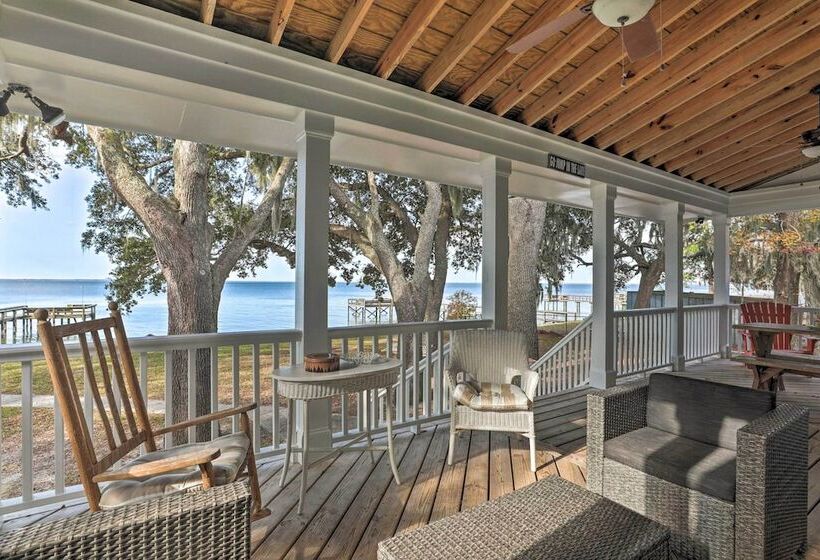 Lakefront Retreat W/ Game Room & Private Dock!