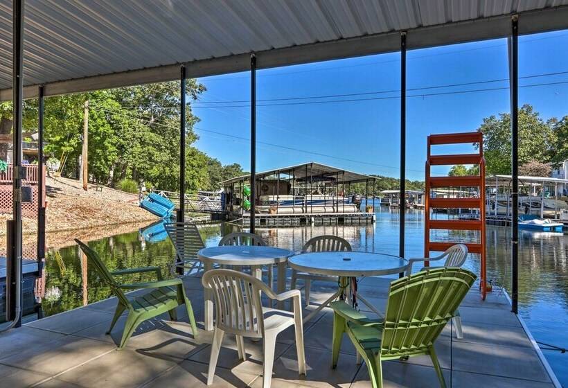 Dock & Jet Ski Slip: Lakeside Sunrise Beach Home!