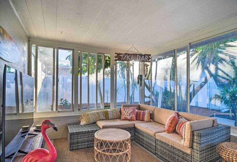 Lush Seminole Surf Inn W/ Backyard Fire Pit!