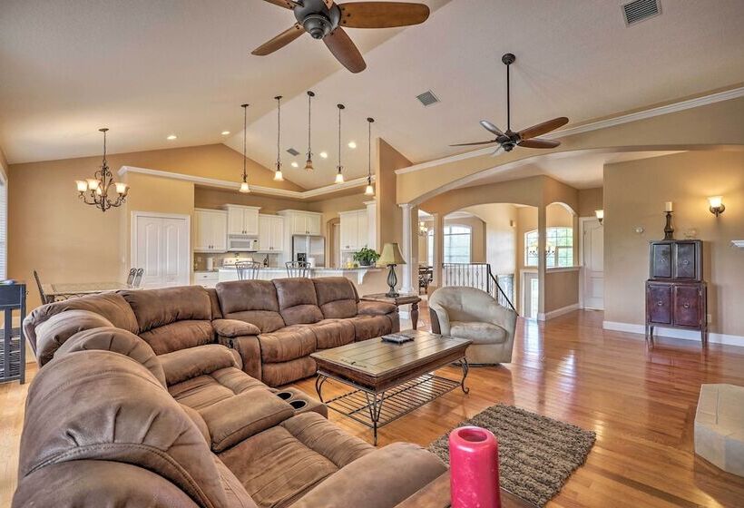 Luxury Palm Coast Home W/ Dock & Game Room!
