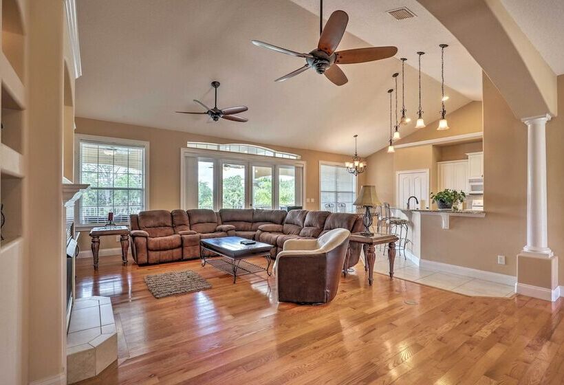 Luxury Palm Coast Home W/ Dock & Game Room!