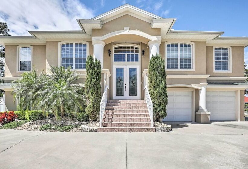 Luxury Palm Coast Home W/ Dock & Game Room!
