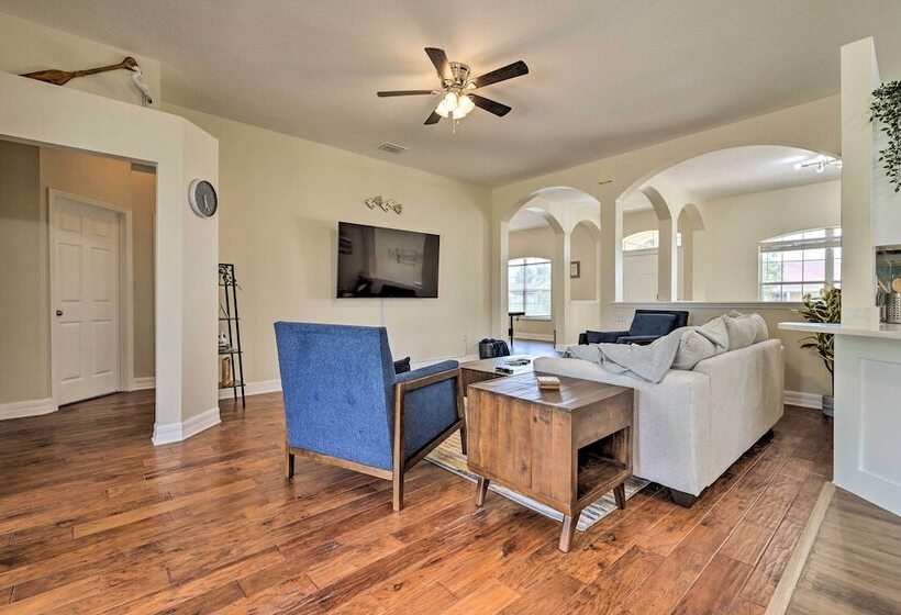 Modern Retreat W/ Screened Porch & Game Room!