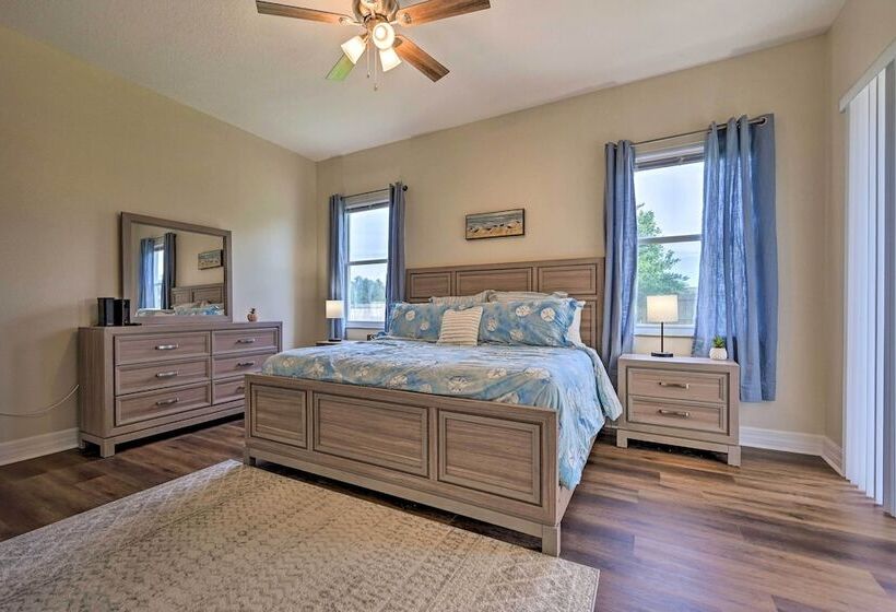 Modern Retreat W/ Screened Porch & Game Room!